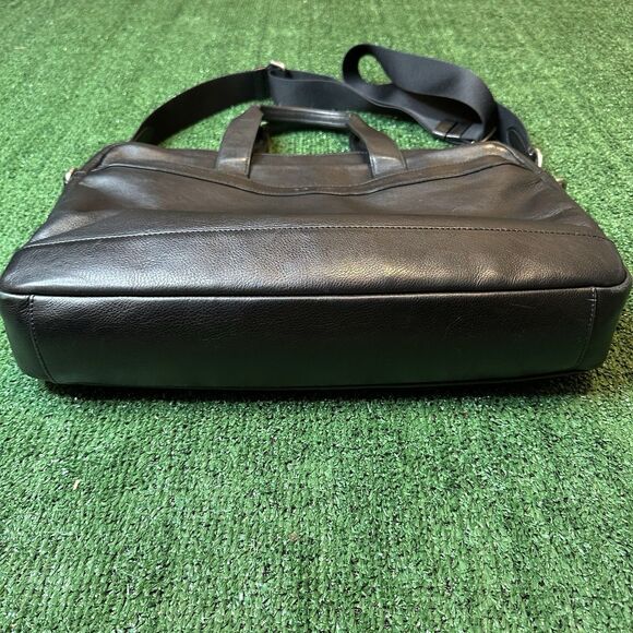 Authentic Coach Hudson Surplus Commuter Leather Laptop Briefcase Bag F70374 Real - Picture 5 of 8